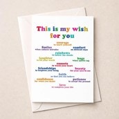 Just To Say Card - This Is My Wish For You