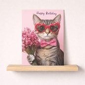 Birthday Card - Birthday Cat