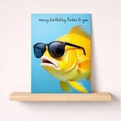 Birthday Card - Many Birthday Fishes To You Birthday Card - Many Birthday Fishes To You
