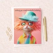 Birthday Card - Most Wonderful Birthday