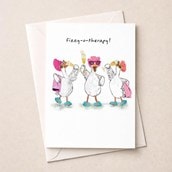 Open Card - Fizzy-O-Therapy Ducks
