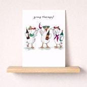 Open Card - Group Therapy Ducks Open Card - Group Therapy Ducks