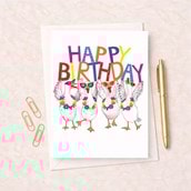 Birthday Card - Birthday Ducks Birthday Card - Birthday Ducks