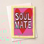 Anniversary Card - Soul Mate Anniversary Card - Soul Mate