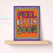 Get Well Soon Card - Fell Better Soon Get Well Soon Card - Fell Better Soon