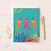 Open Card - Jellyfish