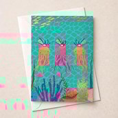 Open Card - Jellyfish