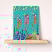 Open Card - Seahorses