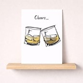 Congratulations Card - Whisky Cheers Congratulations Card - Whisky Cheers