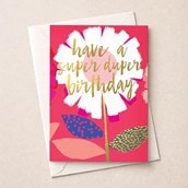 Birthday Card - Super Duper Birthday Birthday Card - Super Duper Birthday