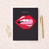 Open Card - Hello Lips