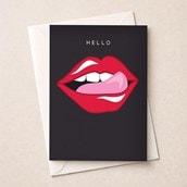 Open Card - Hello Lips Open Card - Hello Lips