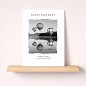 Birthday Card - Hot Air Balloons Birthday Card - Hot Air Balloons