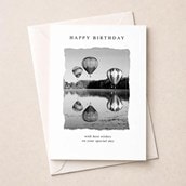 Birthday Card - Hot Air Balloons