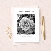 Birthday Card - Roses Birthday Card - Roses
