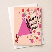 Birthday Card - Birthday Flowers Birthday Card - Birthday Flowers