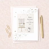 Birthday Card - Little Fairy & Birthday Cake