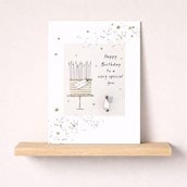 Birthday Card - Little Fairy & Birthday Cake Birthday Card - Little Fairy & Birthday Cake