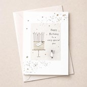 Birthday Card - Little Fairy & Birthday Cake