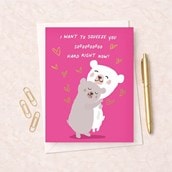Thinking Of You Card - Bear Hugs Thinking Of You Card - Bear Hugs
