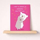 Thinking Of You Card - Bear Hugs