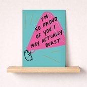 Congratulations Card - I'm So Proud Of You Congratulations Card - I'm So Proud Of You