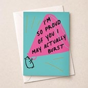 Congratulations Card - I'm So Proud Of You Congratulations Card - I'm So Proud Of You