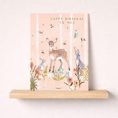 Birthday Card - Woodland Animals Birthday Card - Woodland Animals