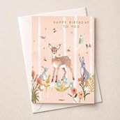 Birthday Card - Woodland Animals Birthday Card - Woodland Animals