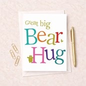 Thinking Of You Card - Great Big Bear Hug
