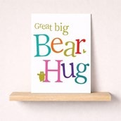 Thinking Of You Card - Great Big Bear Hug