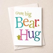 Thinking Of You Card - Great Big Bear Hug