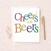 Congratulations Card - Cheers With Beers Congratulations Card - Cheers With Beers