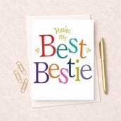 Friendship Card - You're My Best Bestie Friendship Card - You're My Best Bestie