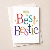 Friendship Card - You're My Best Bestie