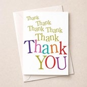 Thank You Card - Thank Thank Thank You Thank You Card - Thank Thank Thank You