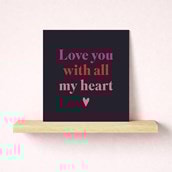 Anniversary Card - Love you with all my heart Anniversary Card - Love you with all my heart