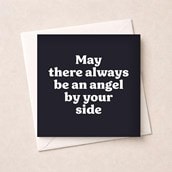 Just To Say Card - May there always be an angel Just To Say Card - May there always be an angel