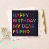 Birthday Card - My Dear Friend Birthday Card - My Dear Friend