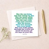 Open Card - May The Sun Bring You New Energy