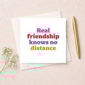 Friendship Card - Real friendship Friendship Card - Real friendship