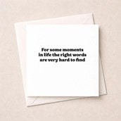 Thinking Of You Card - For some moments Thinking Of You Card - For some moments