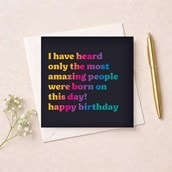 Birthday Card - Most Amazing People