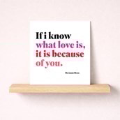Anniversary Card - If I know what love is