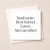 Anniversary Card - Soul mate