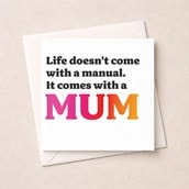 Just To Say Card - Life Doesn