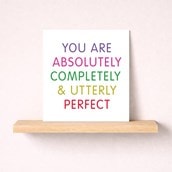 Open Card - You're Absolutely Completely & Utterly Perfect