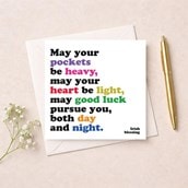 Just To Say Card - May Your Heart Be Light