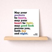 Just To Say Card - May Your Heart Be Light