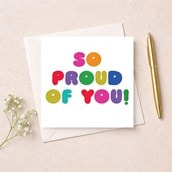 Congratulations Card - So proud of you! Congratulations Card - So proud of you!